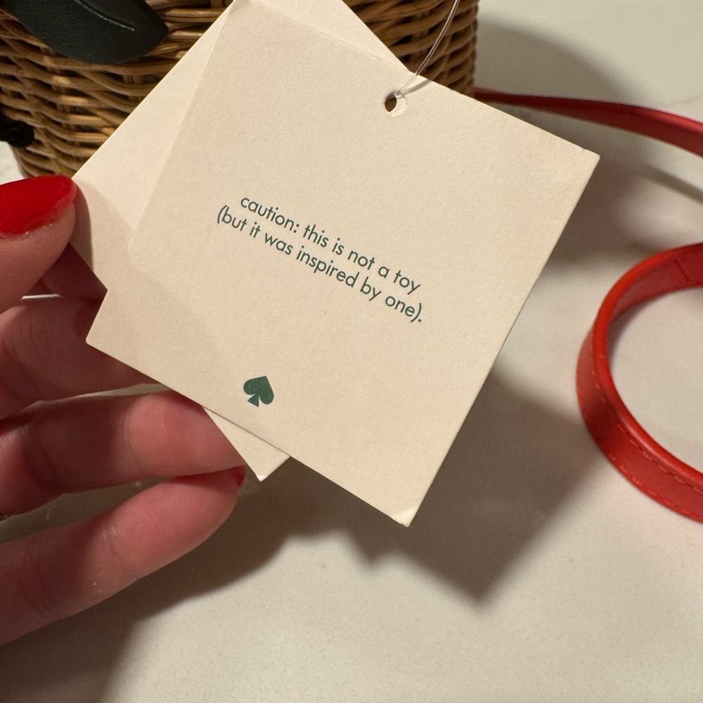 Kate Spade New York Picnic Wicker Cherry Crossbody - Picture 8 of 16